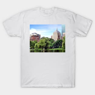 Boston MA - View From Boston Public Garden T-Shirt